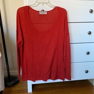 Urban Outfitters Project Social T light crew neck sweater, burnt orange, size M